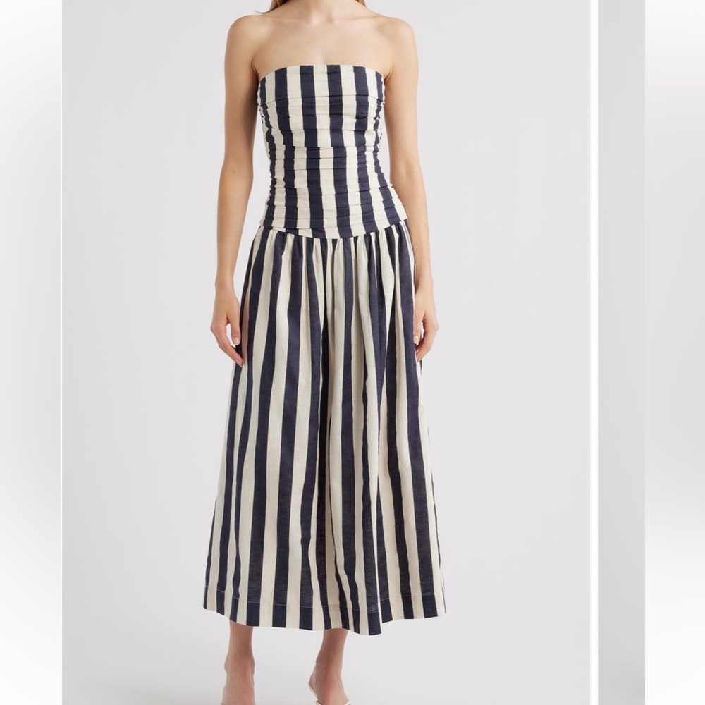 Striped Drop-Waist Dress